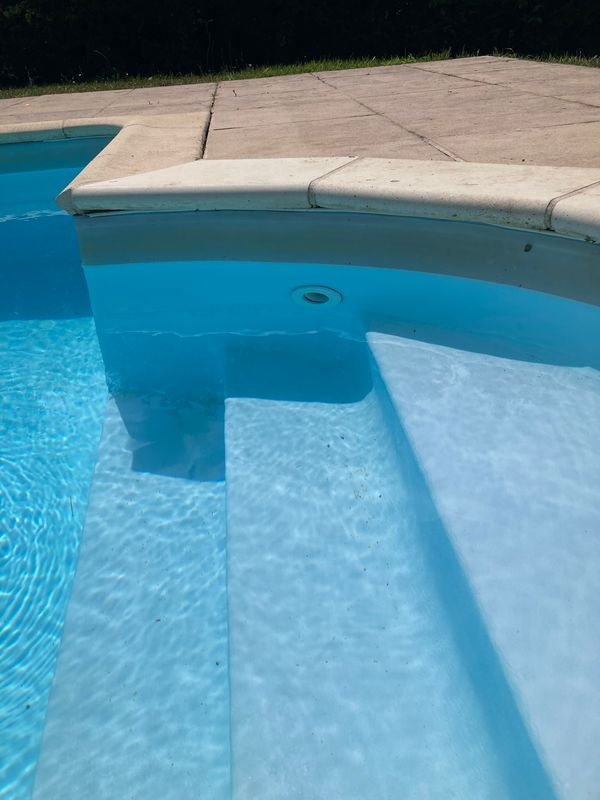 Pool vacuum inlet